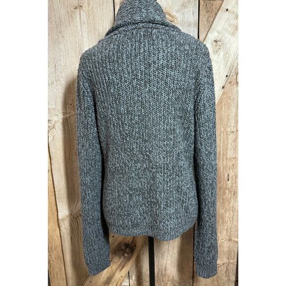 Decree Women's Size XL Black Heavy Knit Button Up Cardigan Sweater Long Sleeve - Picture 3 of 9